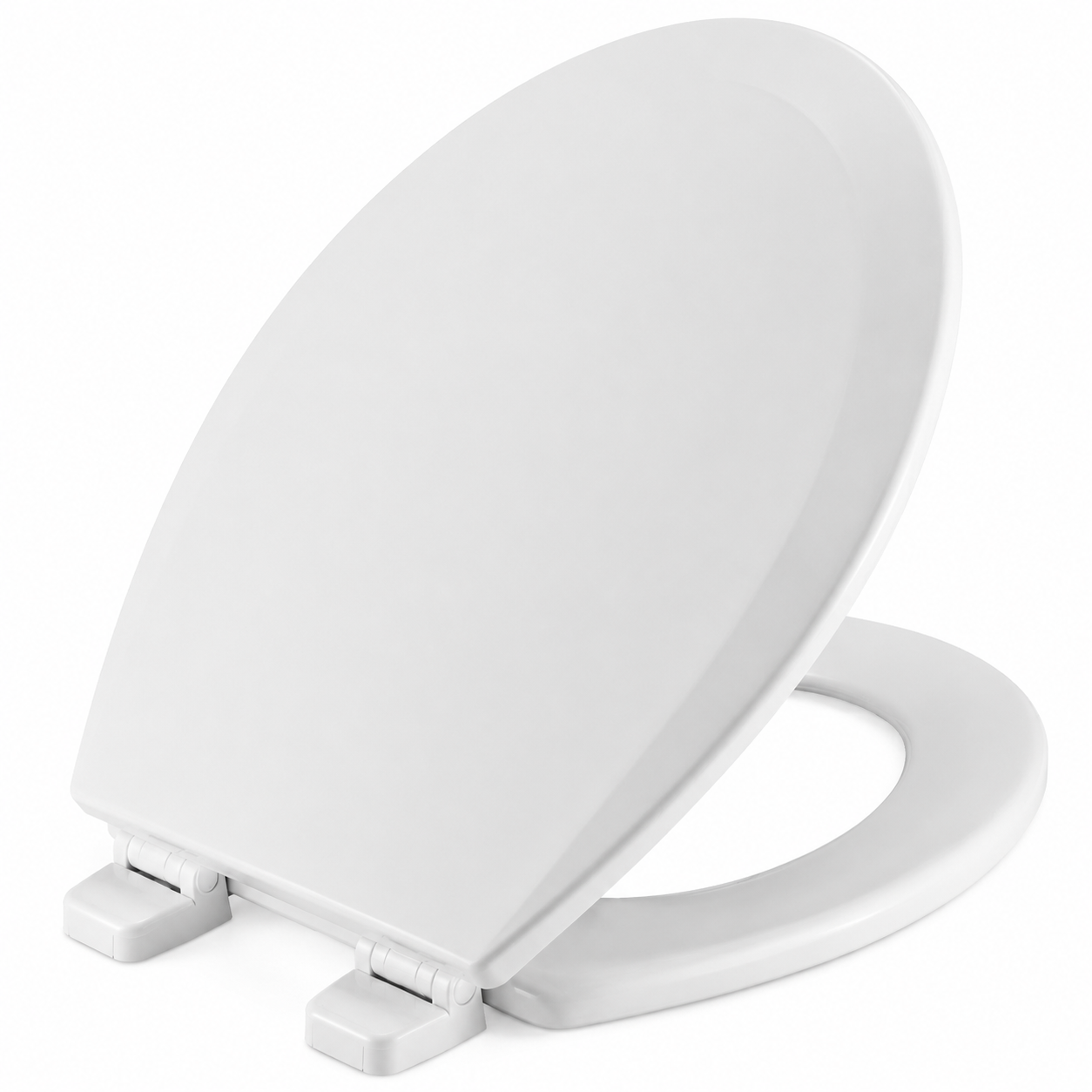Toilet Seat - BEMIS MFG CO - Round Closed Front Toilet Seat with Cover in White