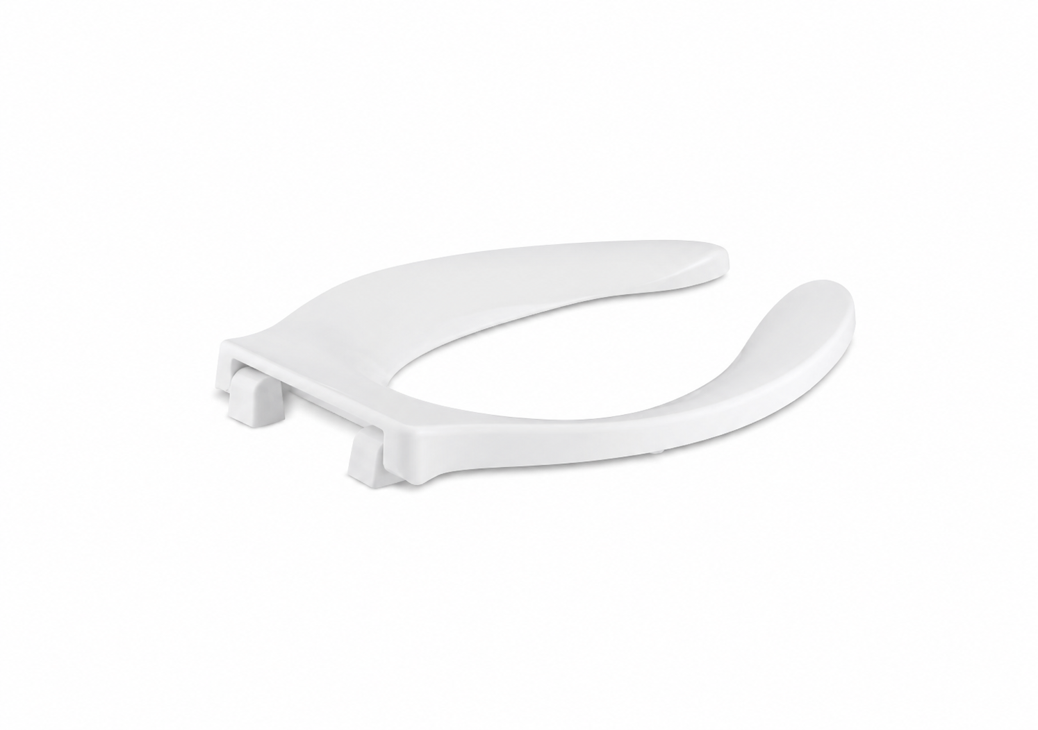 Toilet Seat - KOHLER CO - Elongated Open Front Toilet Seat in White