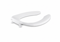 Toilet Seat - KOHLER CO - Elongated Open Front Toilet Seat in White with Antimicrobial Agent