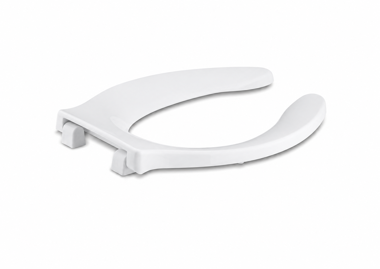 Toilet Seat - KOHLER CO - Elongated Open Front Toilet Seat in White