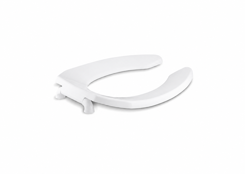 Toilet Seat - KOHLER CO - Elongated Open Front Toilet Seat in White
