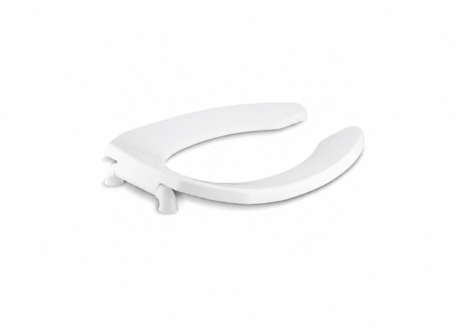 Toilet Seat - KOHLER CO - Elongated Open Front Toilet Seat in White