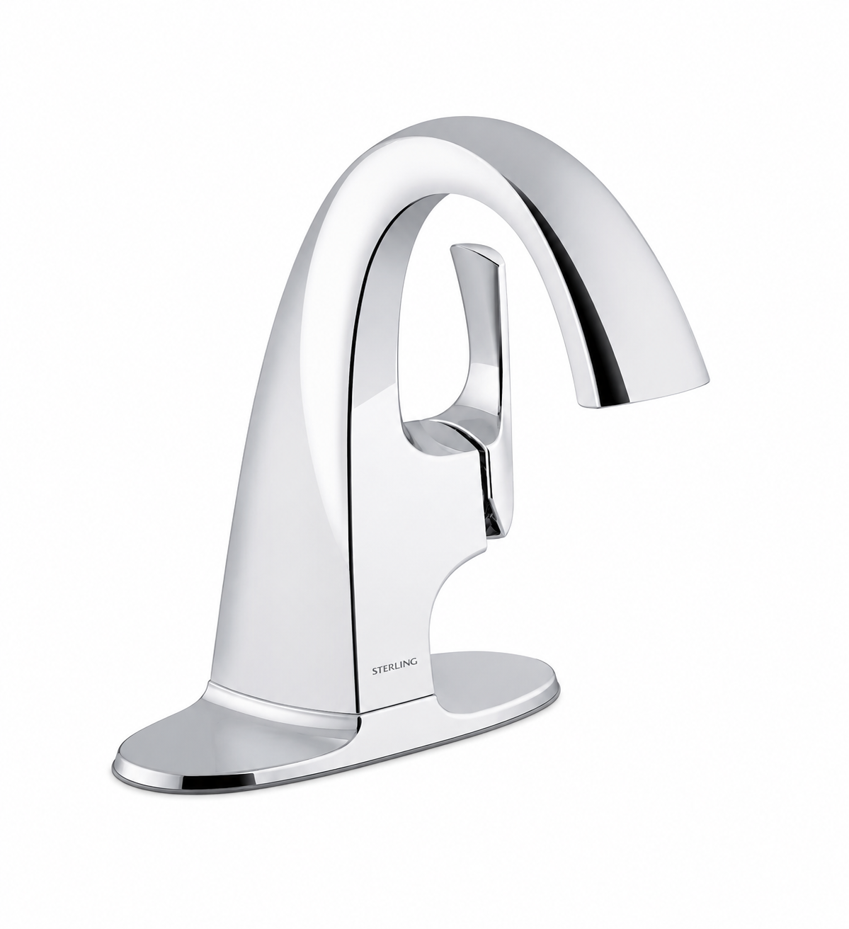 Bathroom Faucet - STERLING PLUMBING GROUP INC - Single Handle Monoblock Bathroom Sink Faucet in Polished Chrome