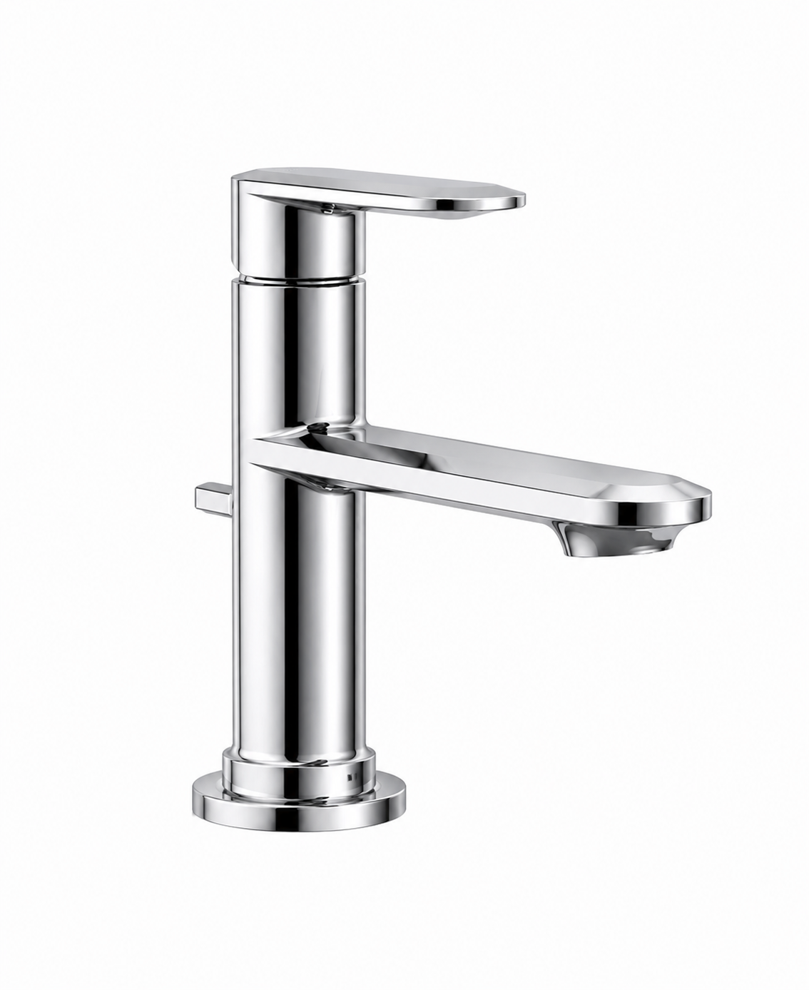 Bathroom Faucet - MOEN INC - Single Handle Monoblock Bathroom Sink Faucet in Chrome