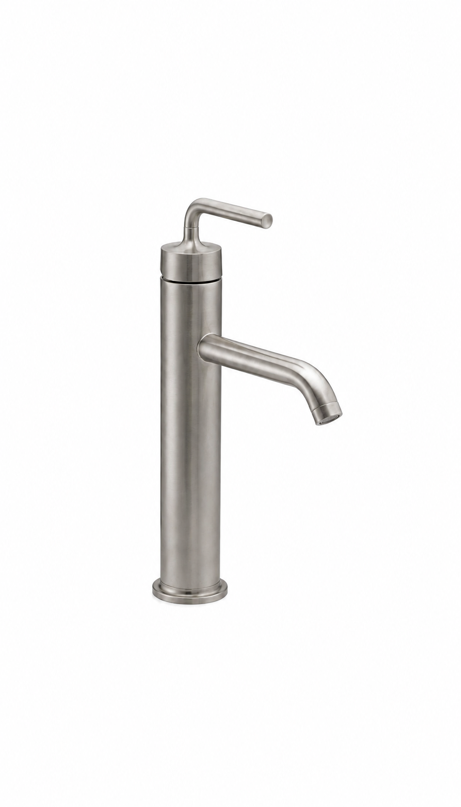 Bathroom Faucet - KOHLER CO - Single Handle Vessel Filler Bathroom Sink Faucet in Vibrant® Brushed Nickel