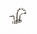 Bathroom Faucet - DELTA FAUCET CO - Two Handle Centerset Bathroom Sink Faucet in Brilliance® Stainless