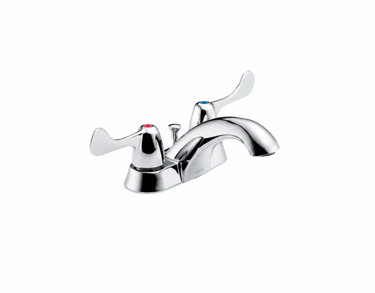 Bathroom Faucet - DELTA FAUCET CO - Two Handle Centerset Bathroom Sink Faucet in Chrome