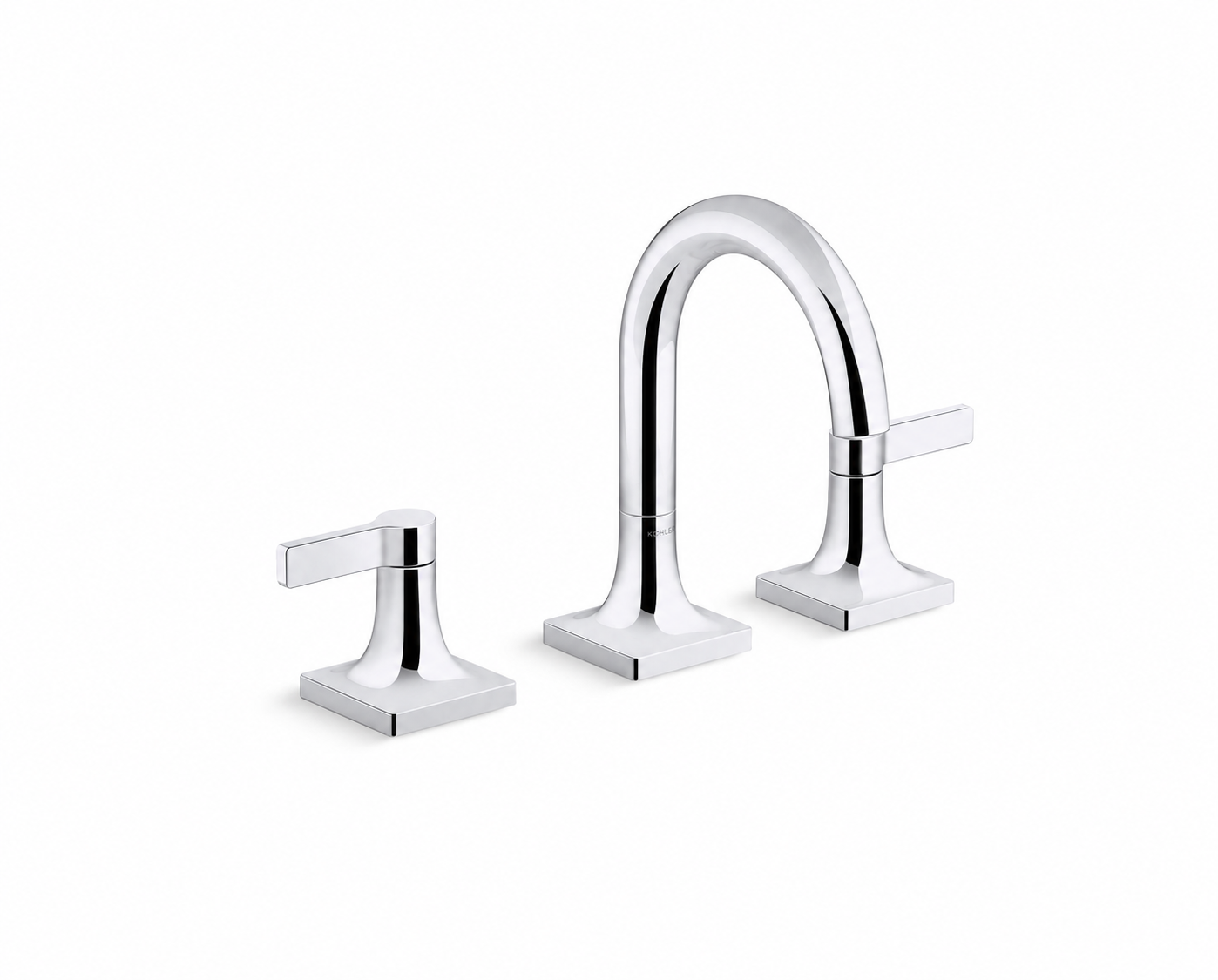Bathroom Faucet - KOHLER CO - Two Handle Widespread Bathroom Sink Faucet in Polished Chrome
