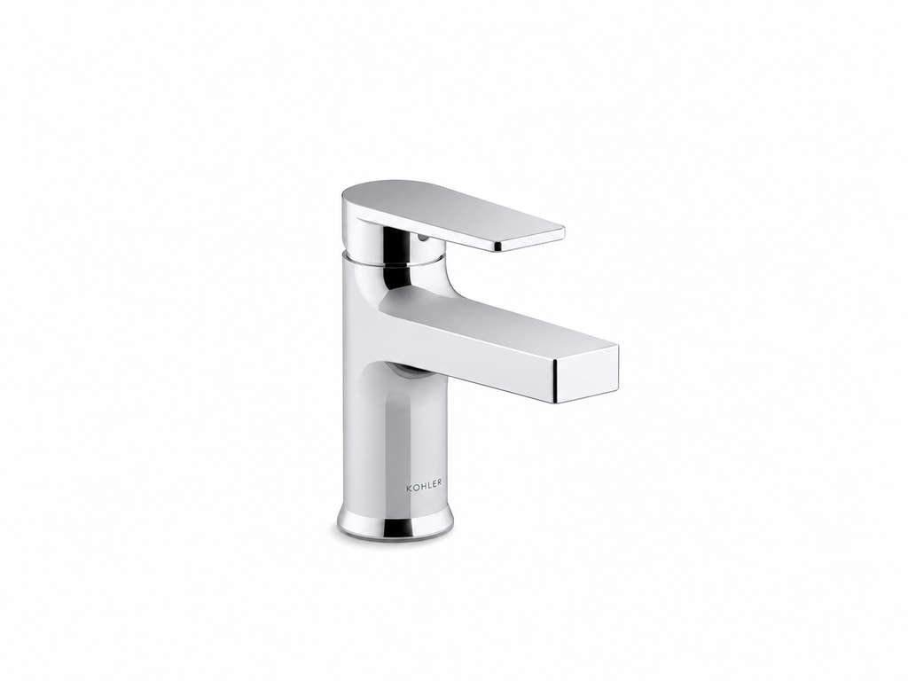 Bathroom Faucet - KOHLER CO - Single Handle Monoblock Bathroom Sink Faucet in Polished Chrome