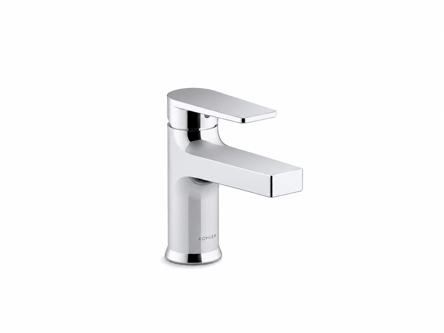 Bathroom Faucet - KOHLER CO - Single Handle Monoblock Bathroom Sink Faucet in Polished Chrome