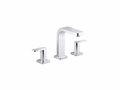 Bathroom Faucet - KOHLER CO - Two Handle Widespread Bathroom Sink Faucet in Polished Chrome