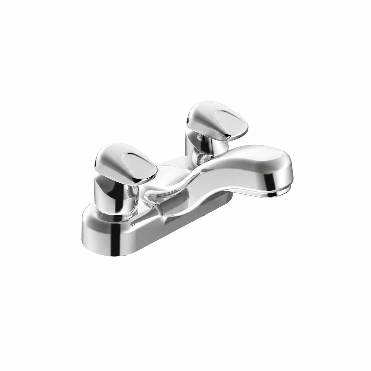 Bathroom Faucet - MOEN INC - Two Handle Metering Bathroom Sink Faucet in Chrome