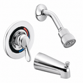 Tub Spout - MOEN - CLEVELAND - Single Handle Bathtub & Shower Faucet in Chrome (Trim Only)