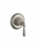 Tub Spout - KOHLER CO - Single Handle Diverter Valve Trim in Vibrant® Brushed Nickel