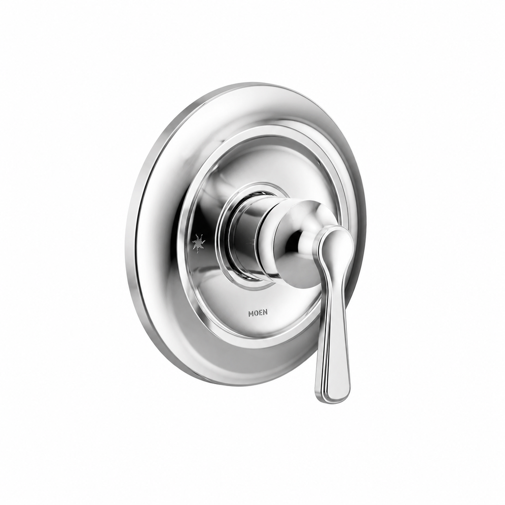 Tub Spout - MOEN INC - Single Handle Pressure Balancing Valve Trim in Chrome