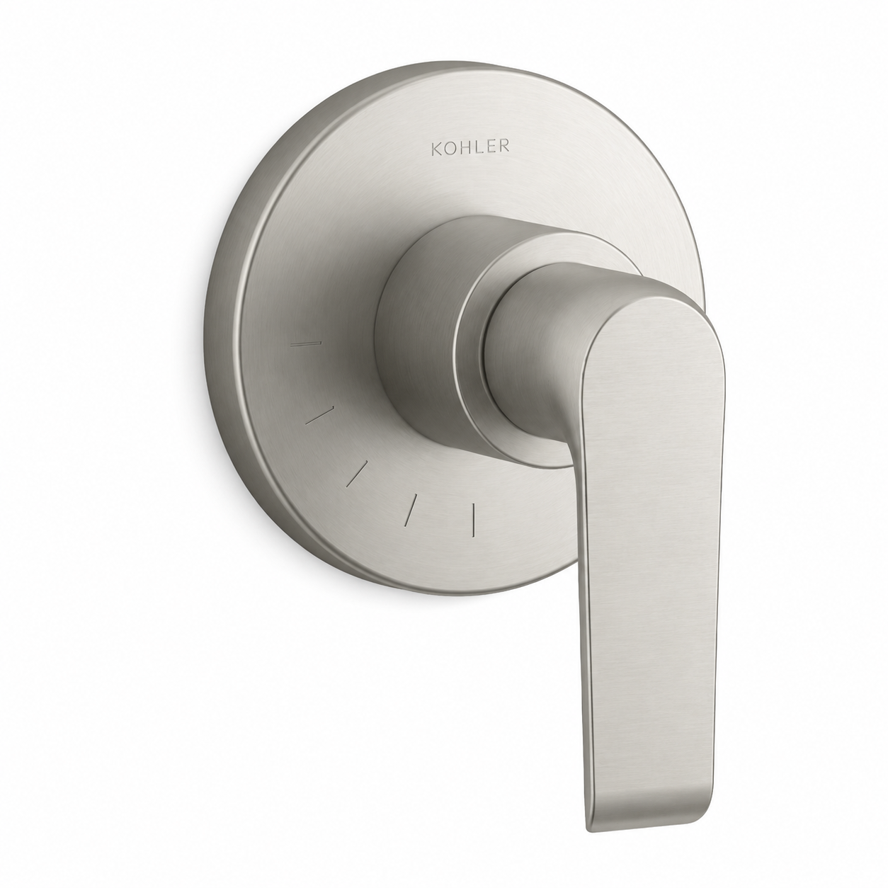Faucet Handle - KOHLER CO - 3-3/8 in. Zinc Handle in Vibrant Brushed Nickel