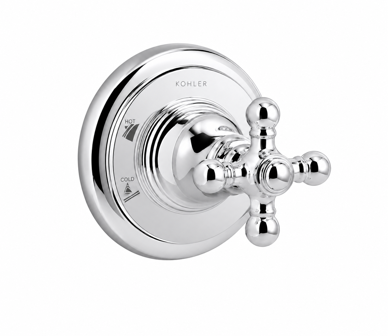 Tub Spout KOHLER CO - Single Handle Diverter Valve Trim in Polished Chrome