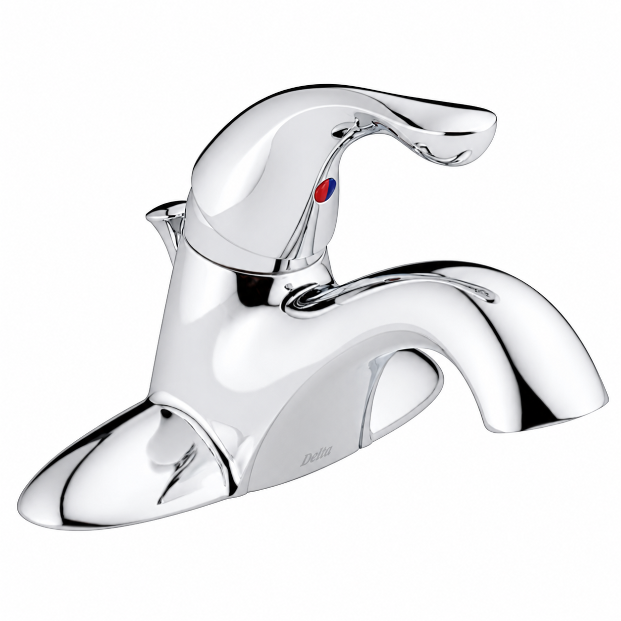 Bathroom Faucet - DELTA FAUCET CO - Single Handle Centerset Bathroom Sink Faucet in Chrome