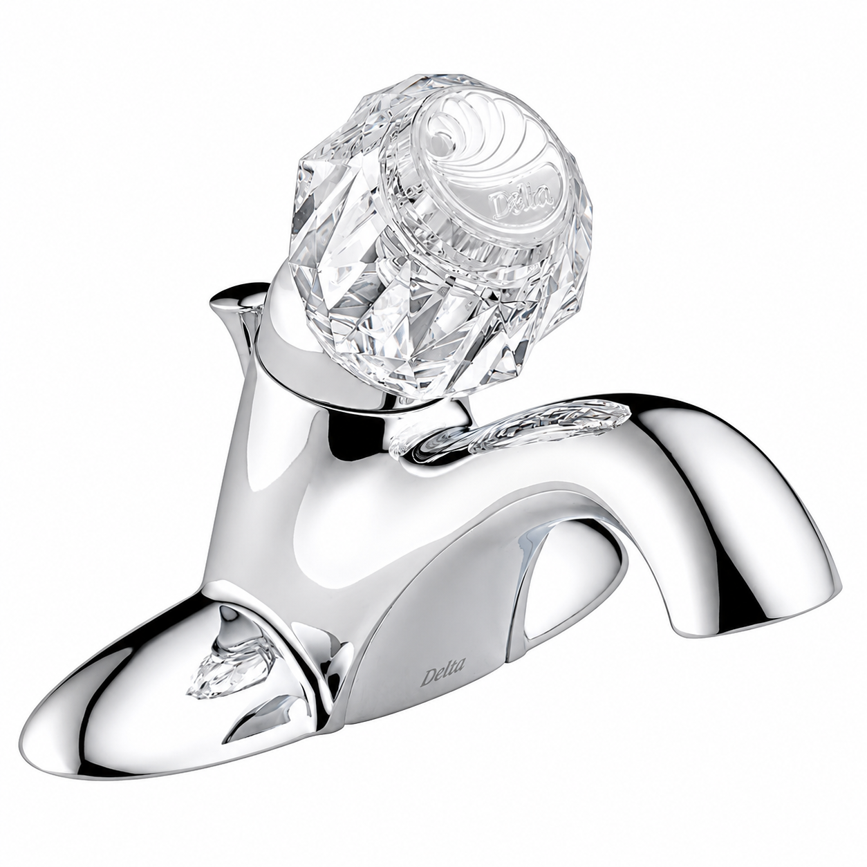 Bathroom Faucet - DELTA FAUCET CO - Single Handle Centerset Bathroom Sink Faucet in Chrome