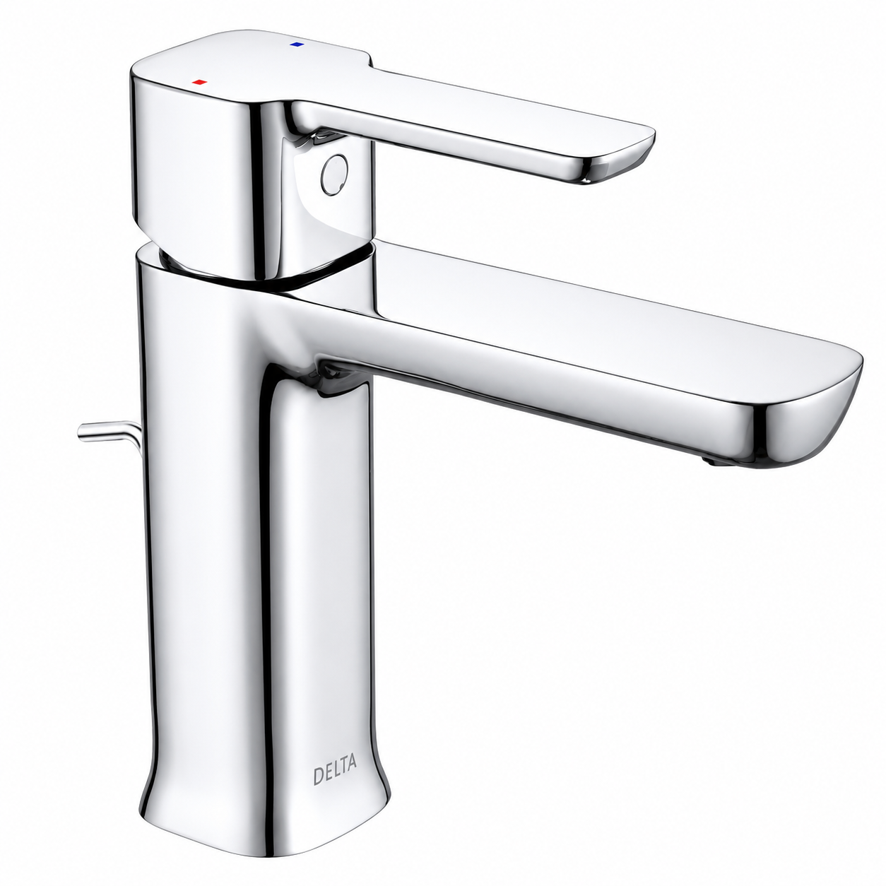 Bathroom Faucet - DELTA FAUCET CO - Single Handle Monoblock Bathroom Sink Faucet in Chrome
