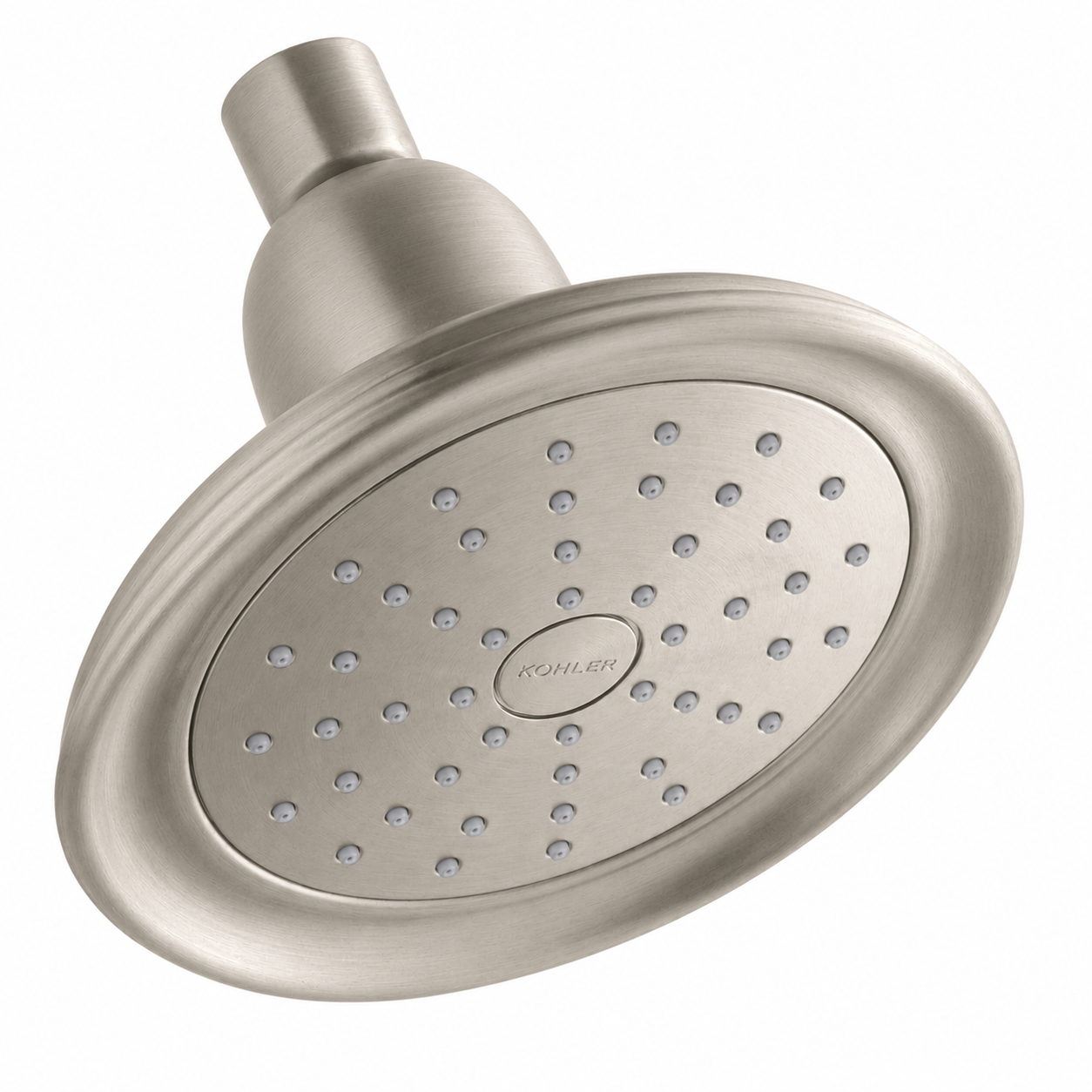 Shower Head - KOHLER CO - Single Function Showerhead in Vibrant® Brushed Nickel