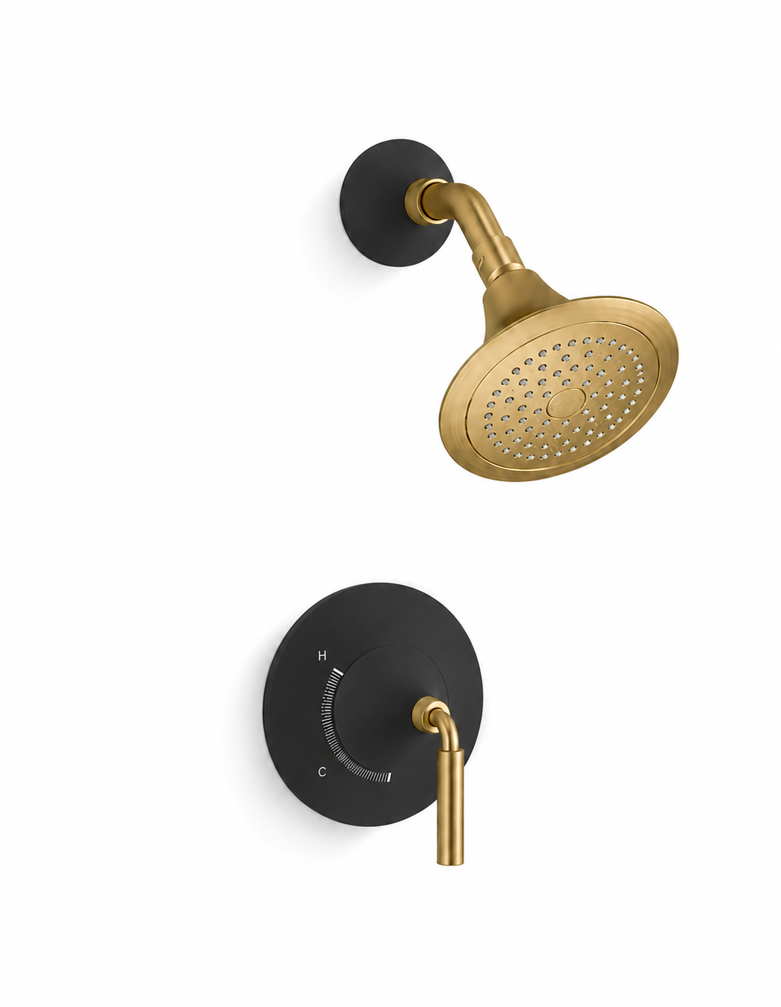 Shower Arm + Flange - KOHLER CO - One Handle Single Function Shower Faucet in Polished Chrome (Trim Only)