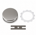 Faucet Repair Part - JONES STEPHENS CORP - Snap-On Bathtub Faceplate with Conversion Bar in Brushed Nickel