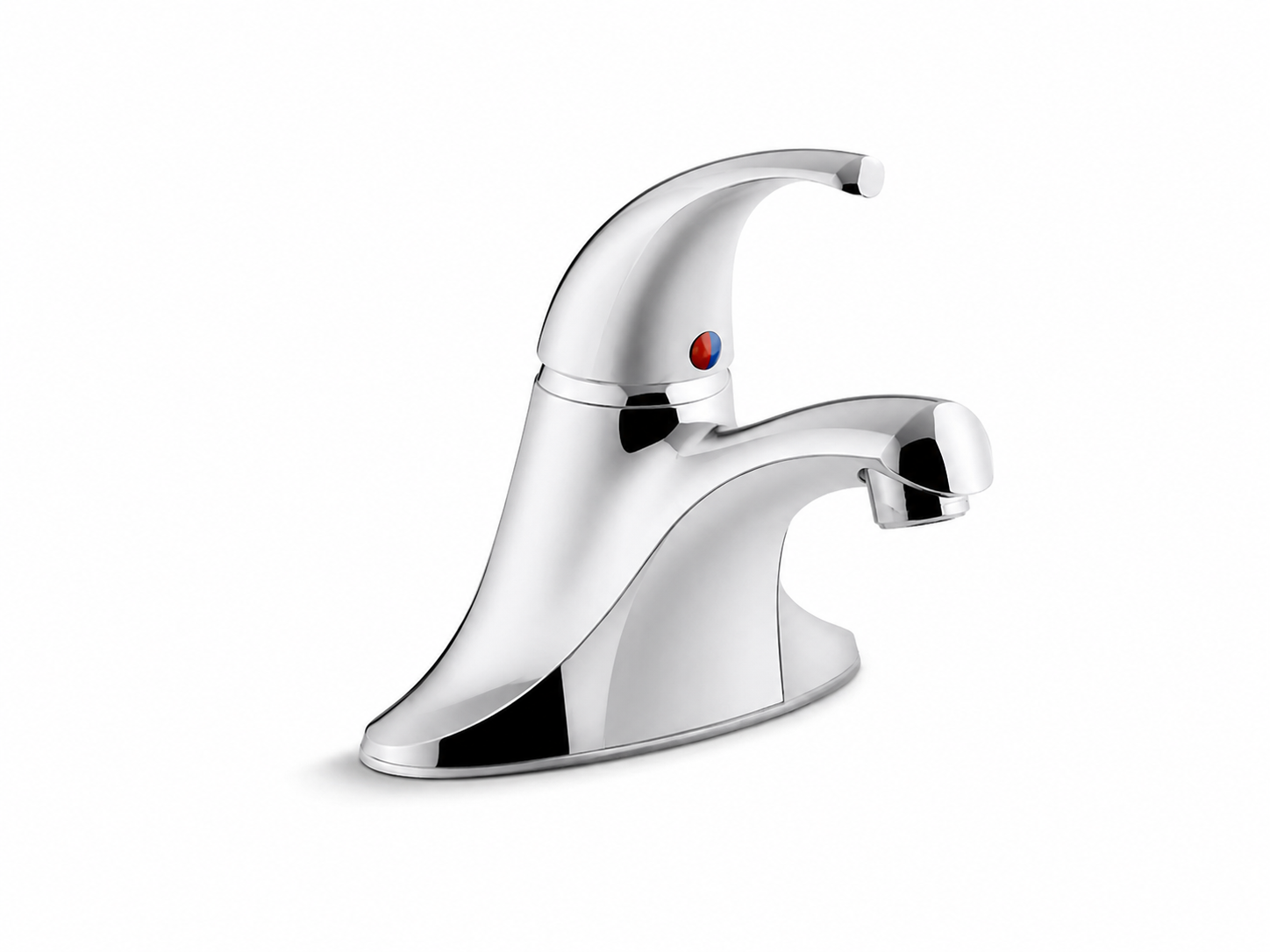 Bathroom Faucet - KOHLER CO - Single Handle Centerset Bathroom Sink Faucet in Polished Chrome