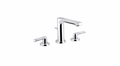 Bathroom Faucet - KOHLER CO - Two Handle Widespread Bathroom Sink Faucet in Polished Chrome