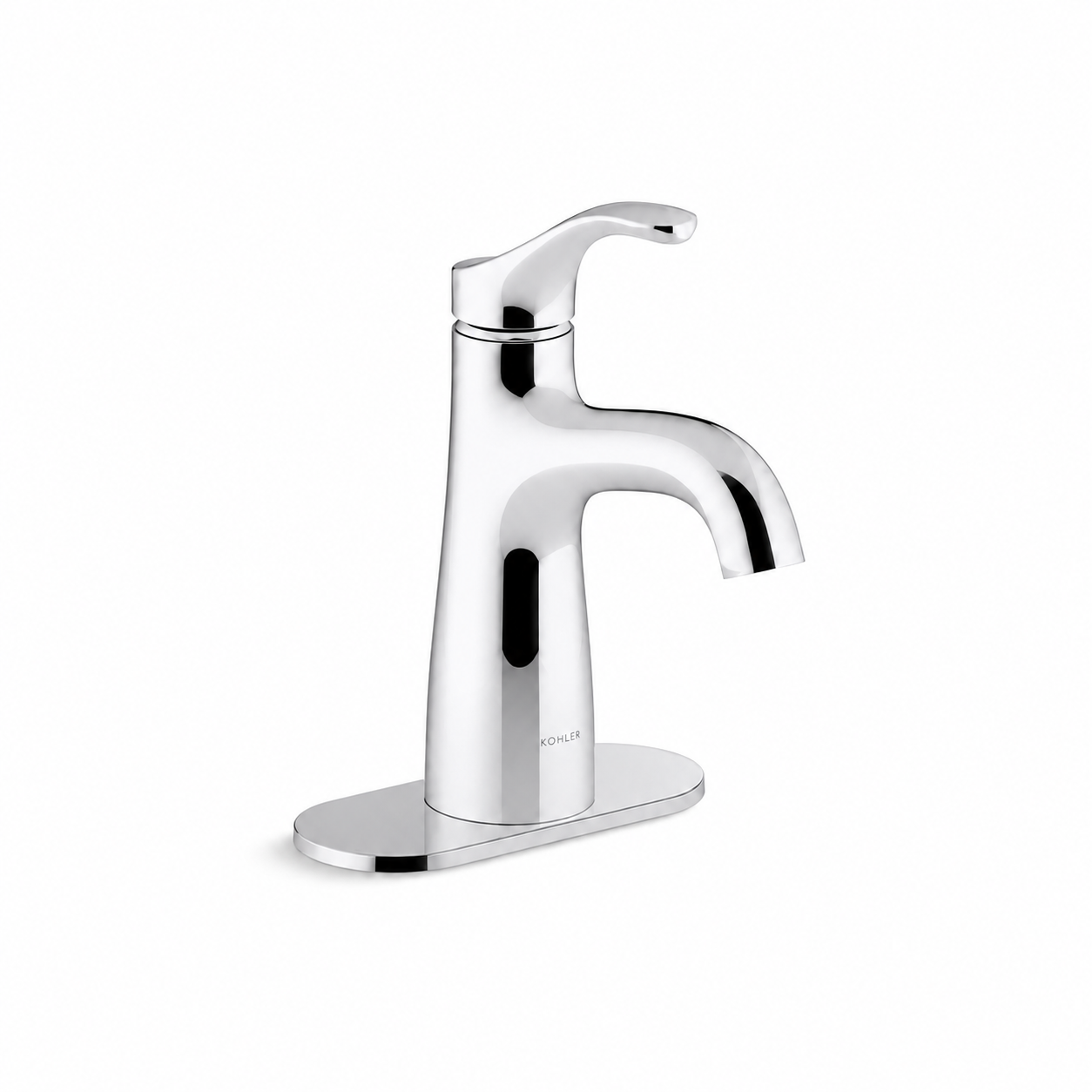 Bathroom Faucet - KOHLER CO - Single Handle Monoblock Bathroom Sink Faucet in Polished Chrome