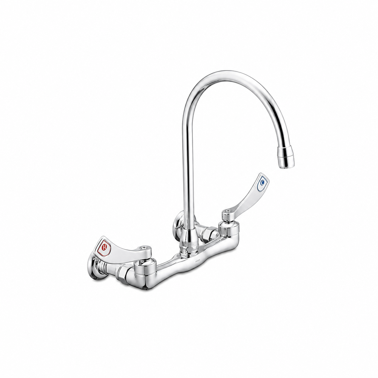 Bathroom Faucet - MOEN INC - Two Handle Wall Mount Bathroom Sink Faucet in Chrome