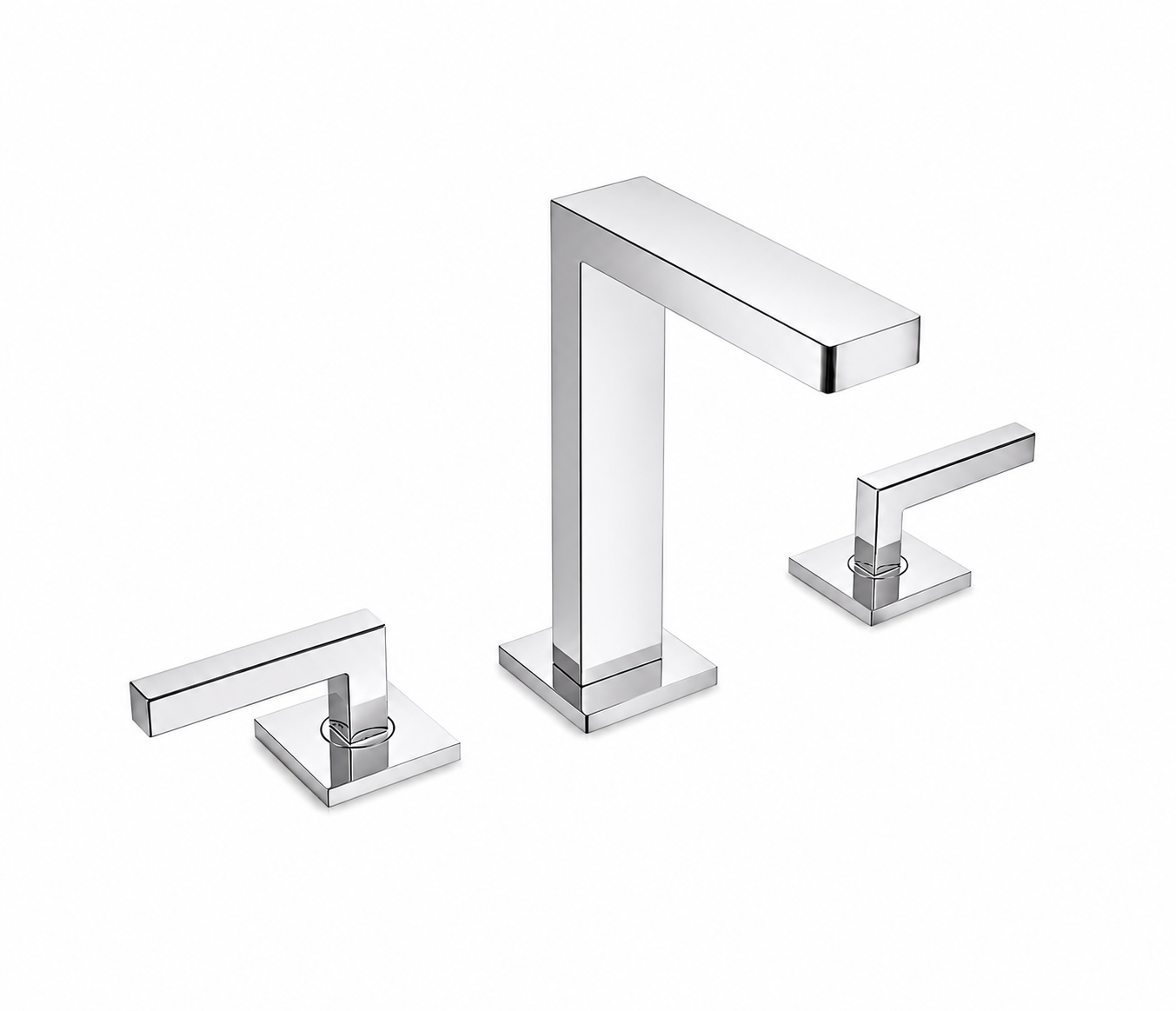 Bathroom Faucet - SYMMONS INDUSTRIES INC - Two Handle Widespread Bathroom Sink Faucet in Polished Chrome