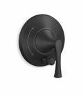 Tub Spout - KOHLER CO - Rite-Temp® Single Handle Diverter Valve Trim in Matte Black