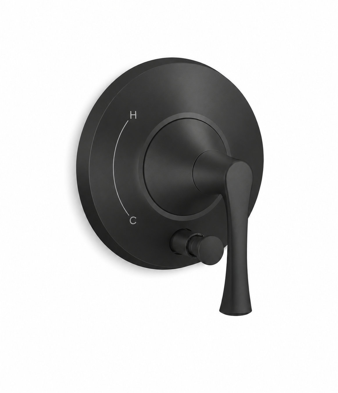 Tub Spout - KOHLER CO - Rite-Temp® Single Handle Diverter Valve Trim in Matte Black