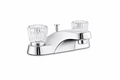 Bathroom Faucet - PROFLO® Two Handle Centerset Bathroom Sink Faucet with Drain Assembly