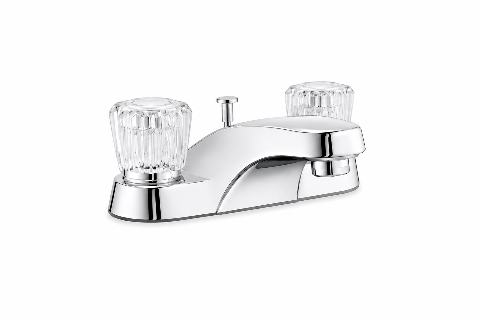 Bathroom Faucet - PROFLO® Two Handle Centerset Bathroom Sink Faucet with Drain Assembly