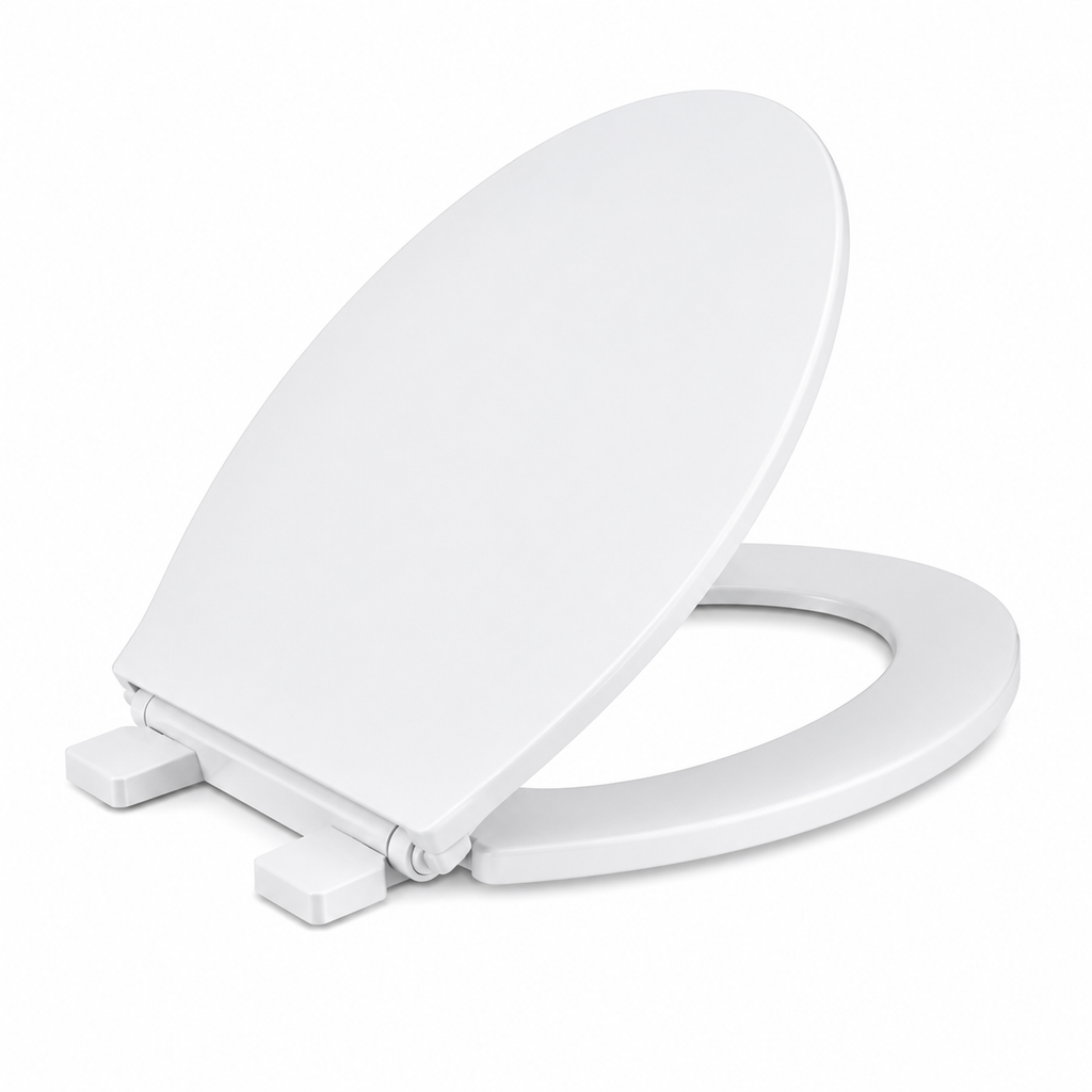 Toilet Seat - KOHLER Brevia™ Quiet-Close™ Elongated Closed Front Toilet Seat with Cover