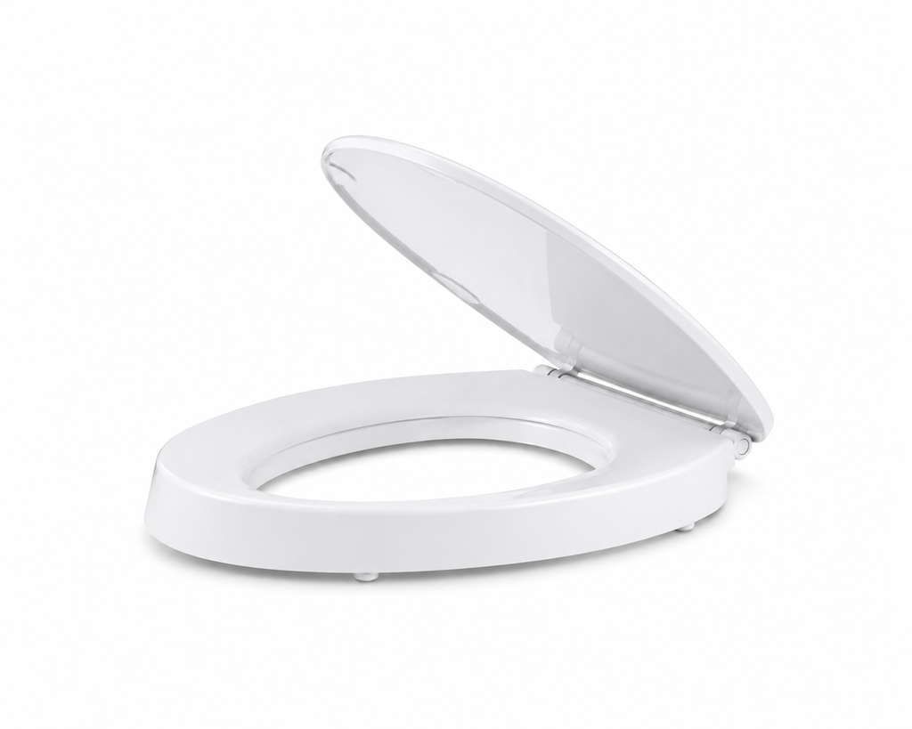 Toilet Seat - KOHLER Hyten™ Elevated Quiet-Close™ Elongated Closed Front Toilet Seat