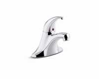 Bathroom Faucet - Coralais® Single Handle Centerset Bathroom Sink Faucet in Polished Chrome