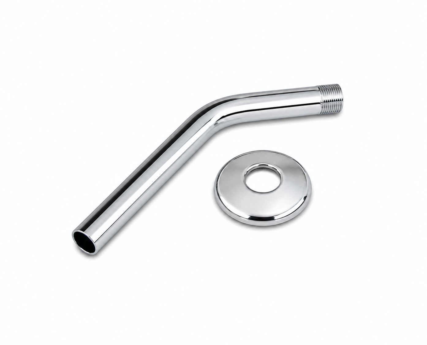 Shower Arm + Flange - Jones Stephens 8 in. Shower Arm and Flange