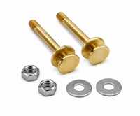 Closet Bolt Kit - PROFLO® 1/4 x 2-1/4 in. Brass Snap-Off Closet Bolts with Nickel Plated Washers