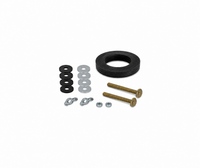 Closet Bolt Kit - Jones Stephens 5/16 x 3 in. Brass Plated Tank Bolt Set with Wing Nut