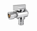 Angle Stop Valve - PROFLO® 1/2 x 3/8 in. Barbed x OD Compression Knob Angle Supply Stop Valve