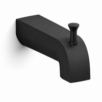 Tub Spout - KOHLER Pitch® Diverter Tub Spout in Matte Black