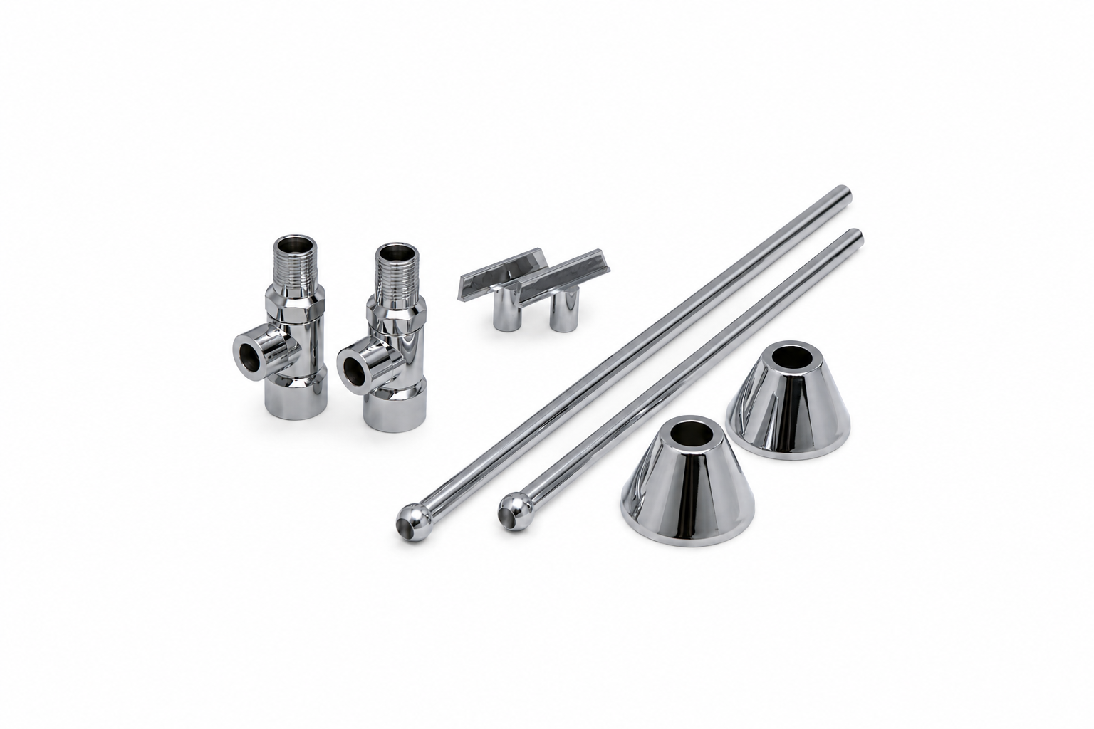 Sink Supply Lines (Pair) - PROFLO® Sink 5/8 in x 3/8 in. x 12 in. Supply Kit