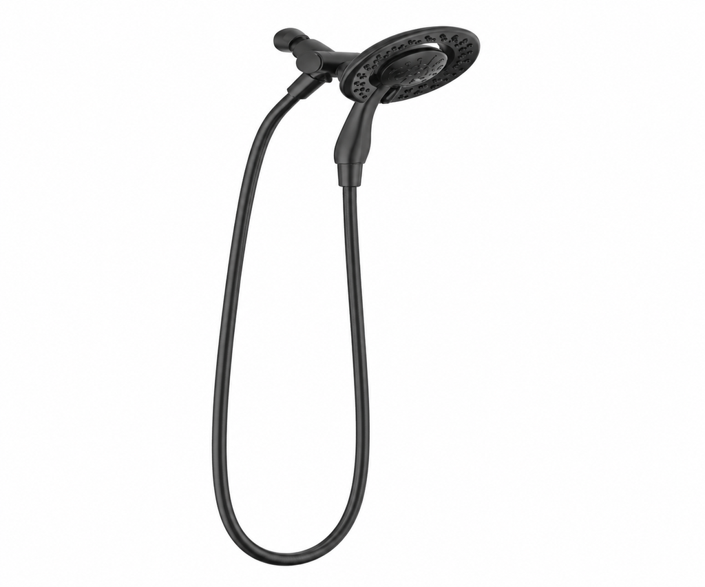 Shower Head - Delta Faucet In2ition® Multi Function Showerhead in Matte Black