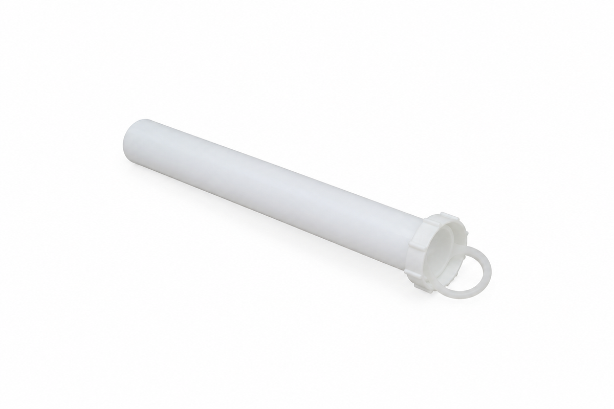 PROFLO 1-1/2 x 16 in. Plastic Double Flanged Tailpiece