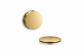 KOHLER PureFlo Contemporary 3-1/8 in. Metal Drain Trim Kit in Vibrant Brushed Moderne Brass