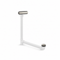 KOHLER ClearFlo Plastic Toe-Tap Drain in Vibrant Brushed Nickel