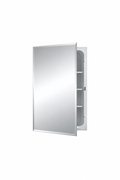 Jensen Horizon 26 in. Recessed Mount Medicine Cabinet in Basic White